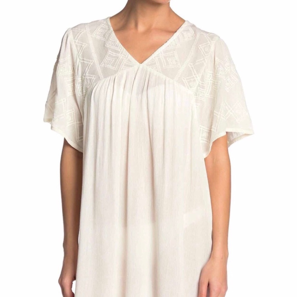BOHO BEACH COVER UP NEW IN IVORY
